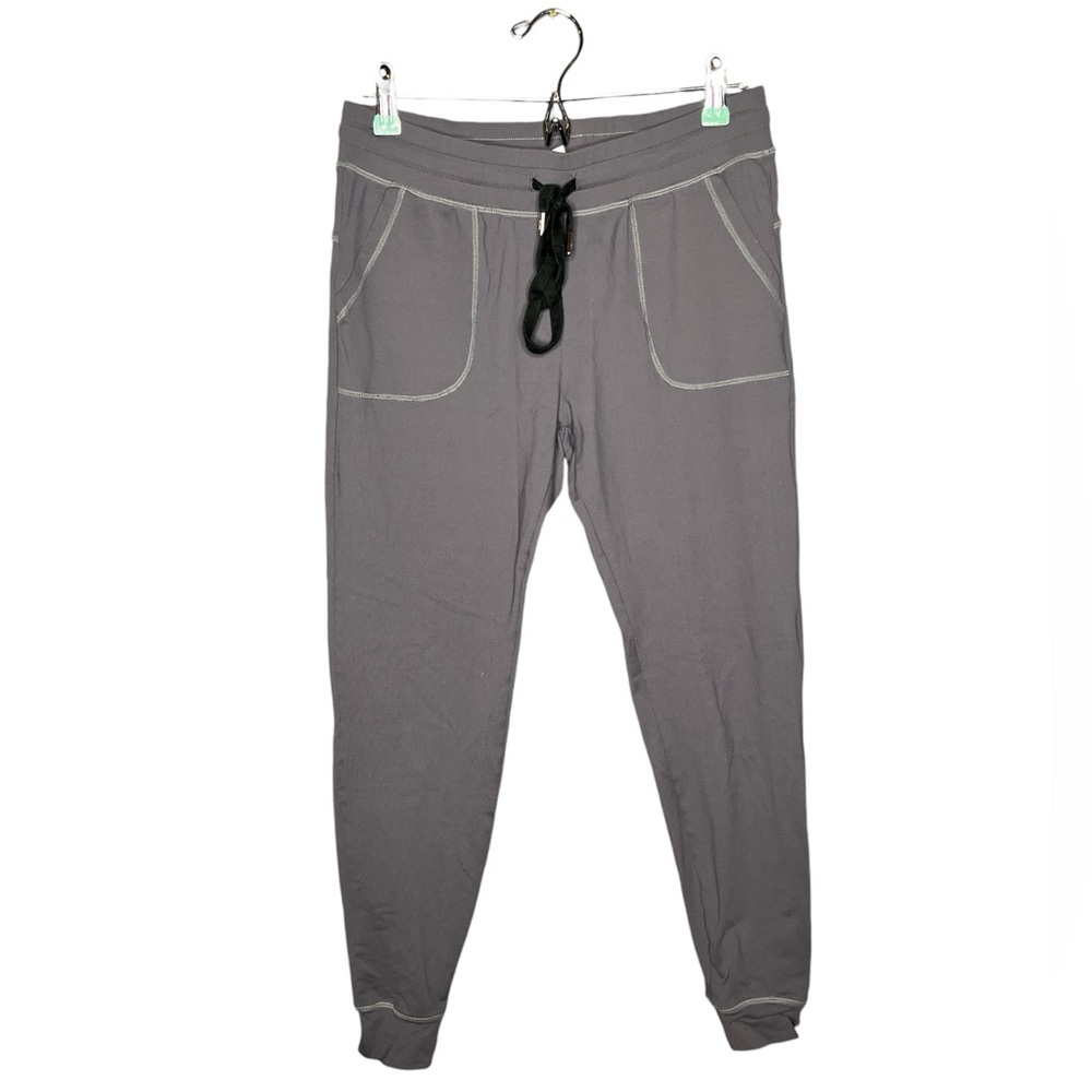 Zyia Unwind Jogger Womens‎ Small Gray Pull on Casual Stretch Pants Active